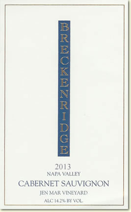 breckenridge cabernet label